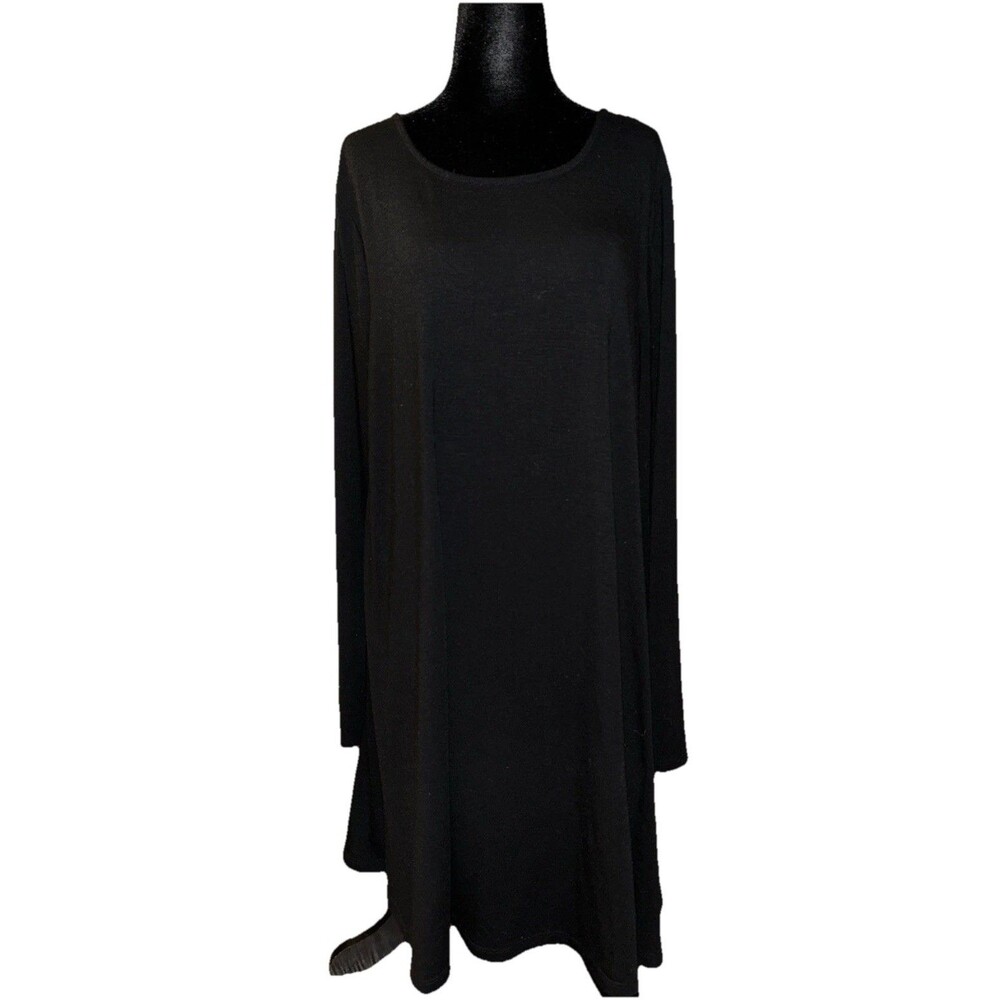 Old Navy Long Black XL Long Sleeve Pullover Dress